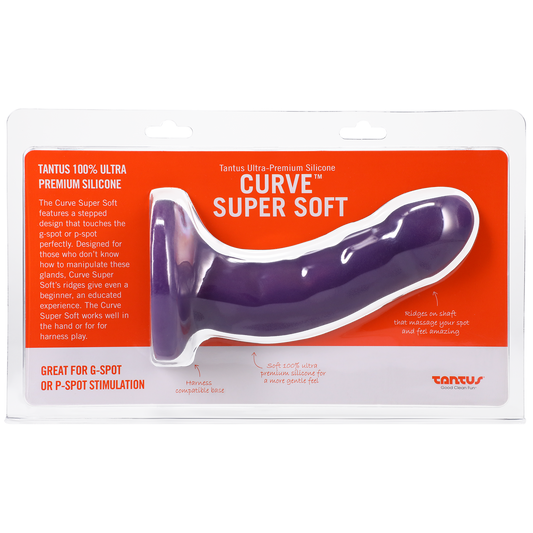 Silicone Curve Dildo Amethyst