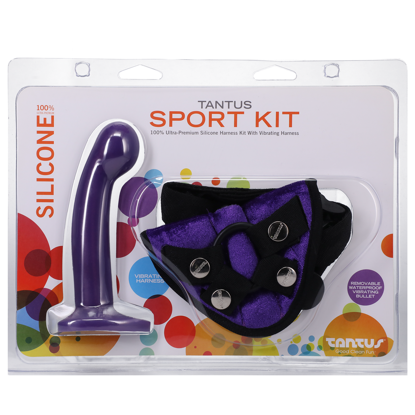 Tantus Silicone Sport Harness Kit Midnight Purple