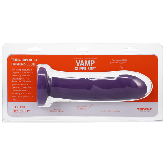 Tantus Silicone Vamp Super Soft Silicone Amethyst