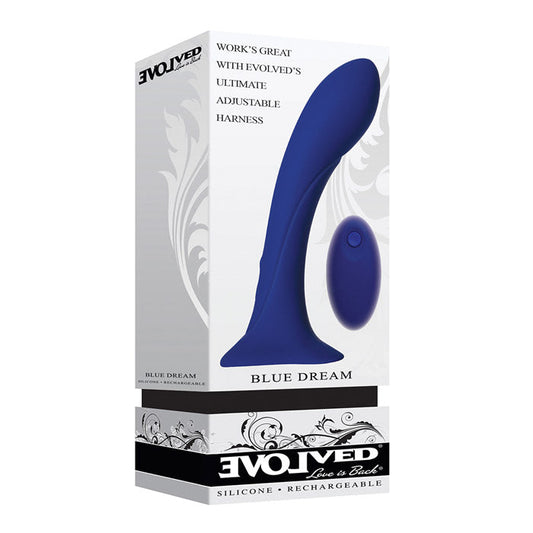 Evolved Novelties Blue Dream Dildo with Remote Control