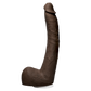 Doc Johnson Signature Cocks - Isiah Maxwell - 10 Inch ULTRASKYN Cock with Removable Vac-U-Lock Suction Cup - Chocolate