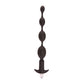 Tantus Silicone Black Progressive Anal Beads Vibrator