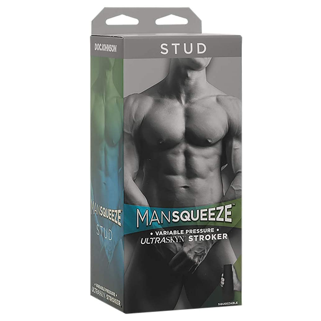 Doc Johnson Man Squeeze - Stud - ULTRASKYN Stroker - Ass - Vanilla