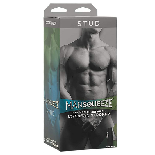 Doc Johnson Man Squeeze - Stud - ULTRASKYN Stroker - Ass - Vanilla