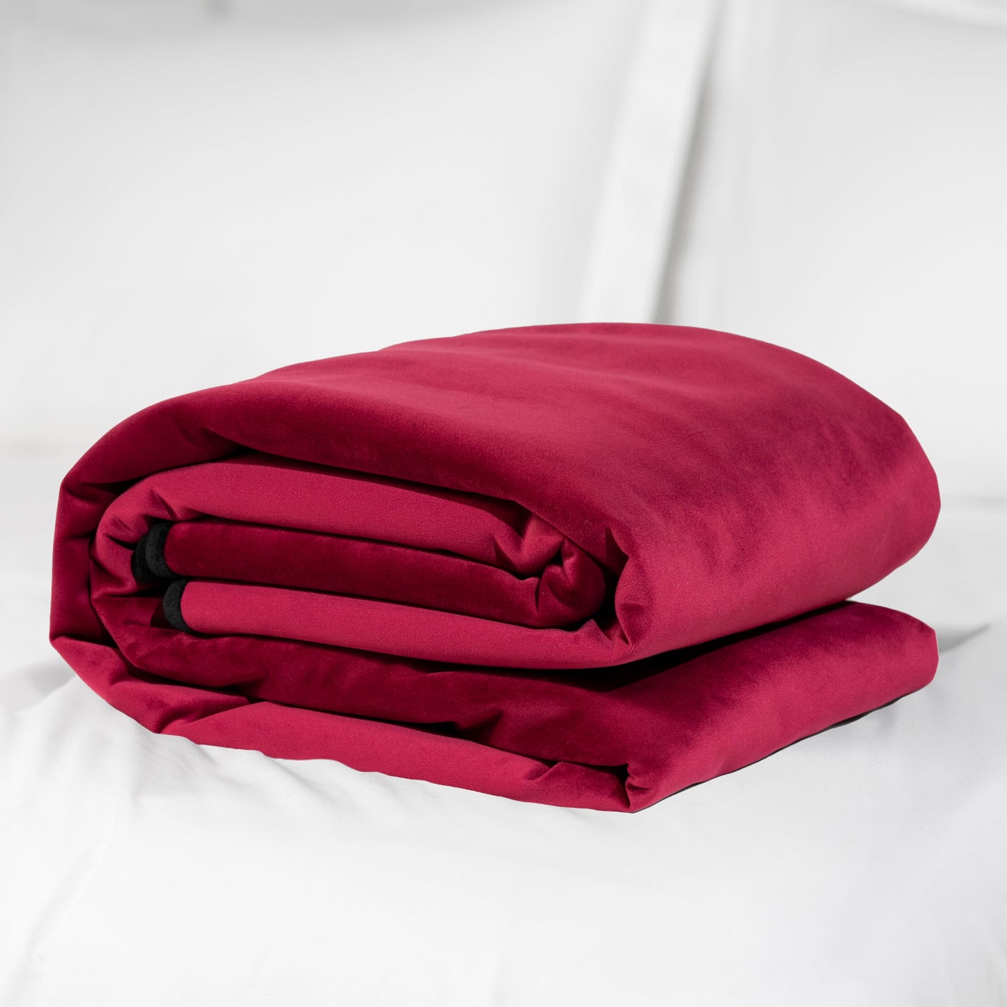 Fascinator Throw Merlot Microvelvet - Travel Size