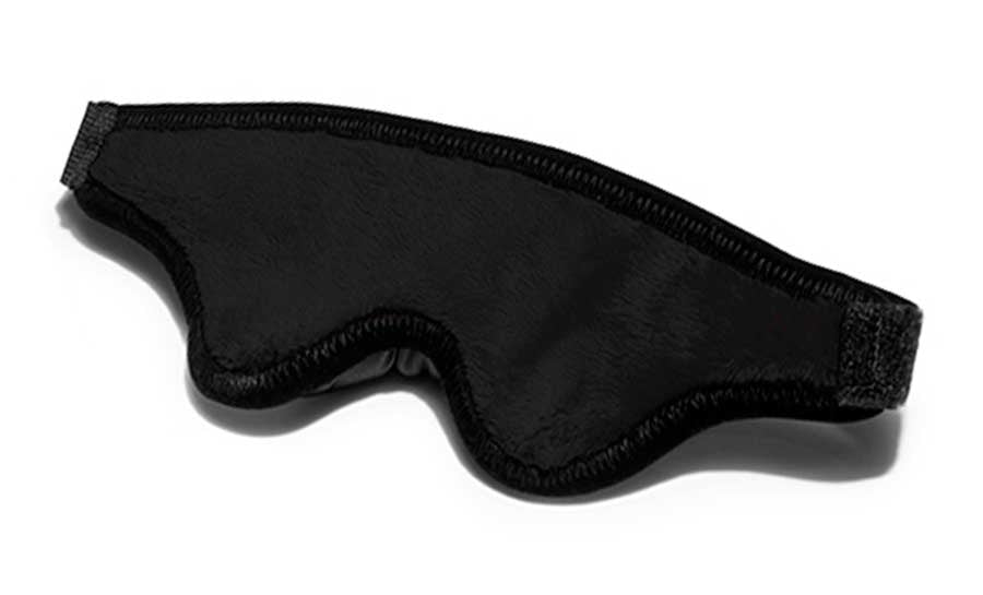 Black Label Plush Blindfold Black Microfiber