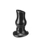 PIGHOLE DEEP-1, hollow plug - BLACK - SMALL