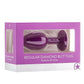 Diamond Butt Plug Regular Purple