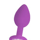 Diamond Butt Plug Regular Purple