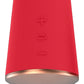 Elegance Dazzling Rotating &amp; Vibrating Clitoral Stimulator Red