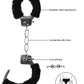 Shots Toys Pleasure Furry Handcuffs Black