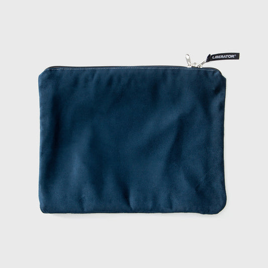 Zappa Toy Bag Navy Microsuede